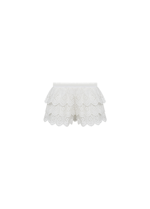 SHORTS MINI COM BABADOS LUMINA
