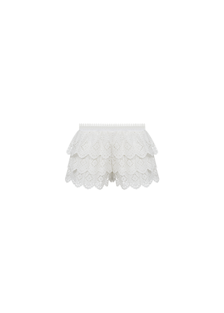 SHORTS MINI COM BABADOS LUMINA