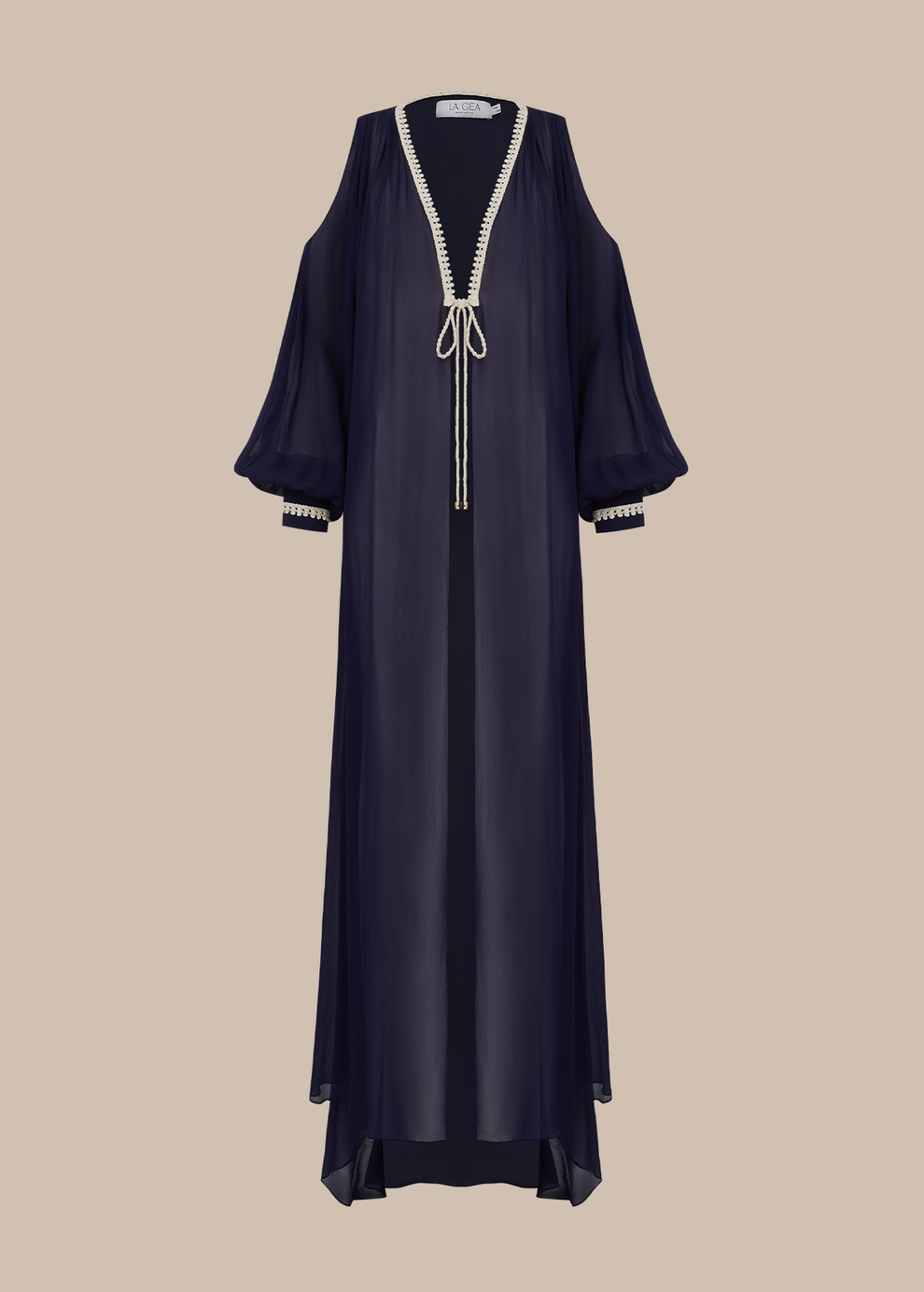 KAFTAN  RECORTE OMBRO VELATO