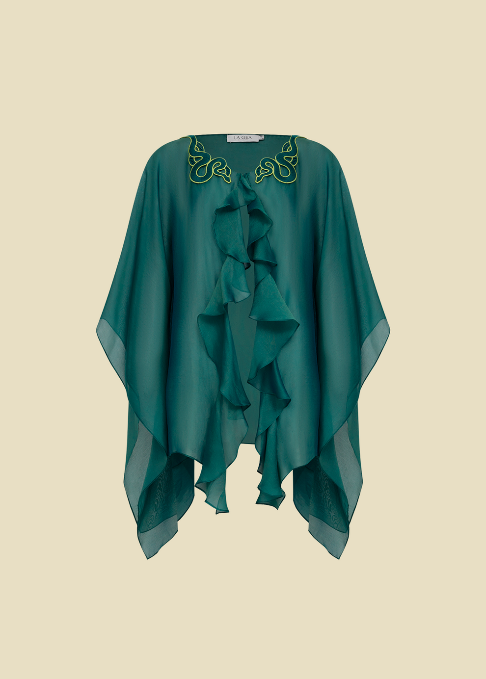 KAFTAN CURTO COM BABADOS DESTINO