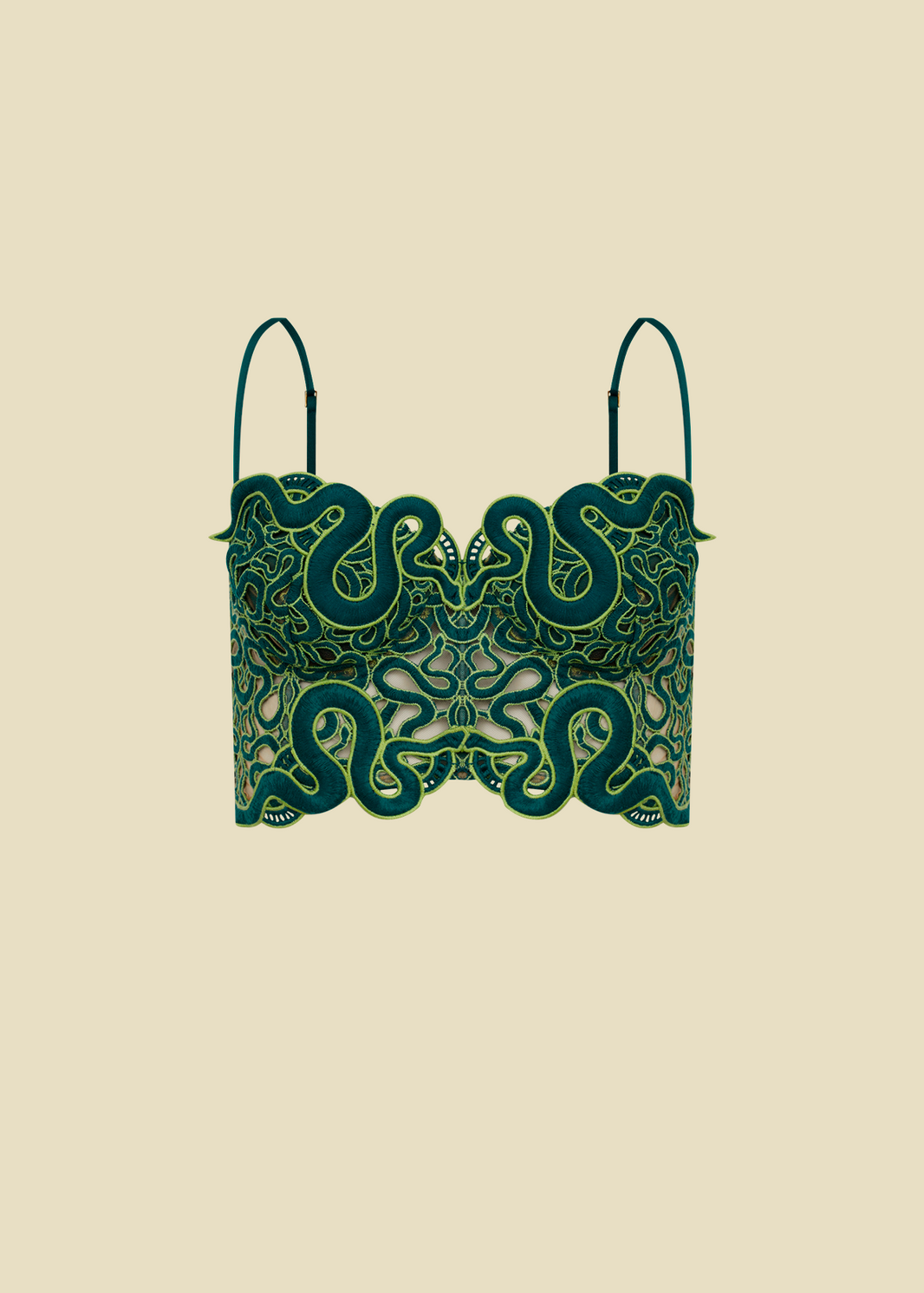 CORSET CURTO COM ALCAS TRILHAS