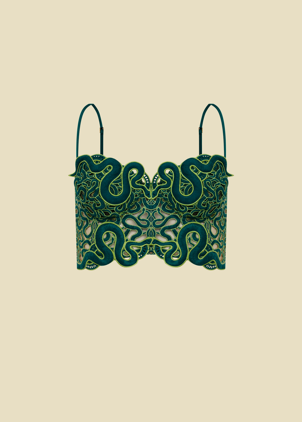 CORSET CURTO COM ALCAS TRILHAS
