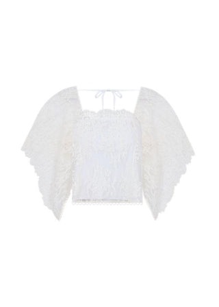 BLUSA RENDA MANGA 3/4 ZIBA