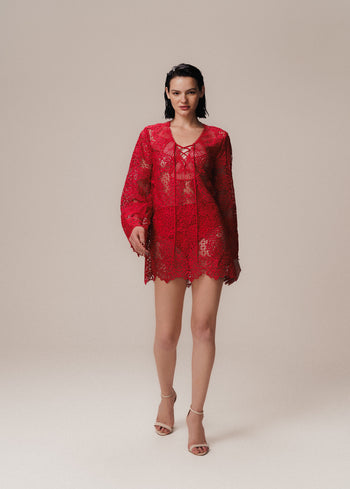 KAFTAN CURTO M/L ORGANICO