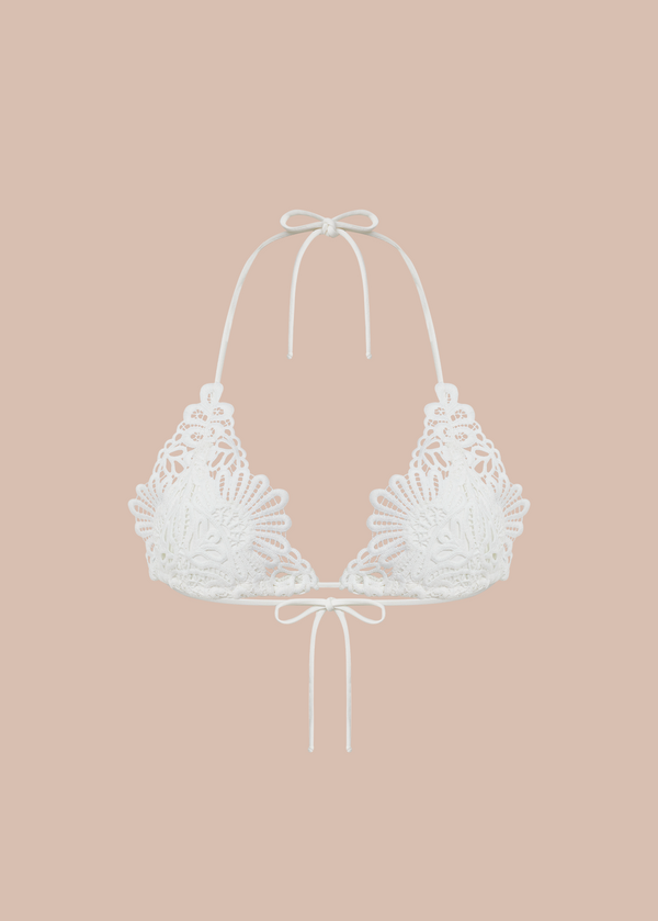 TOP TRIANGULO CORTININHA PEDRA