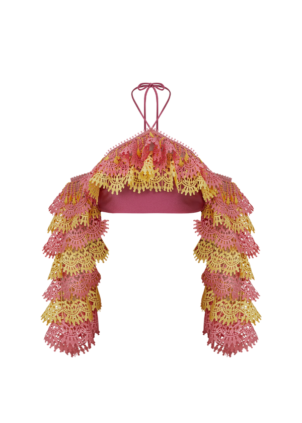 TOP FRENTE UNICA  COM MANGAS RITMO