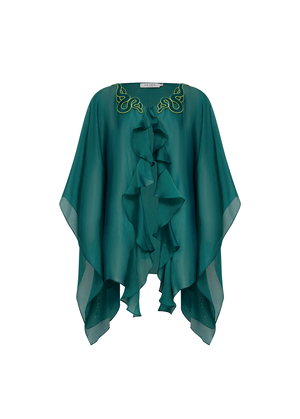 KAFTAN CURTO COM BABADOS DESTINO