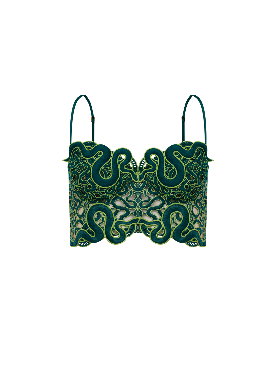 CORSET CURTO COM ALCAS TRILHAS