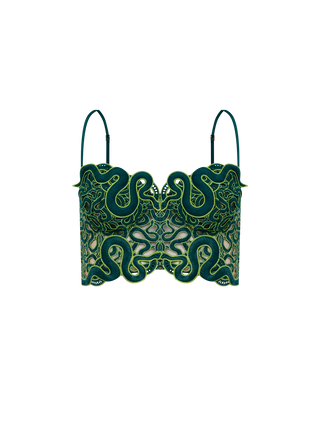 CORSET CURTO COM ALCAS TRILHAS