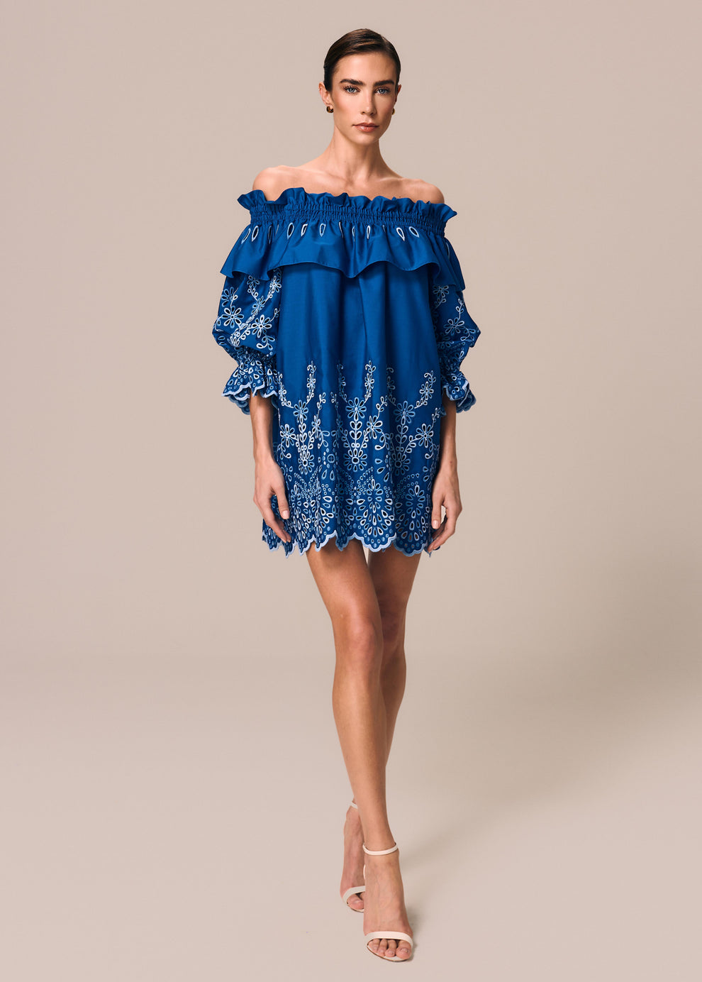 VESTIDO CURTO OMBRO A OMBRO RICORDI