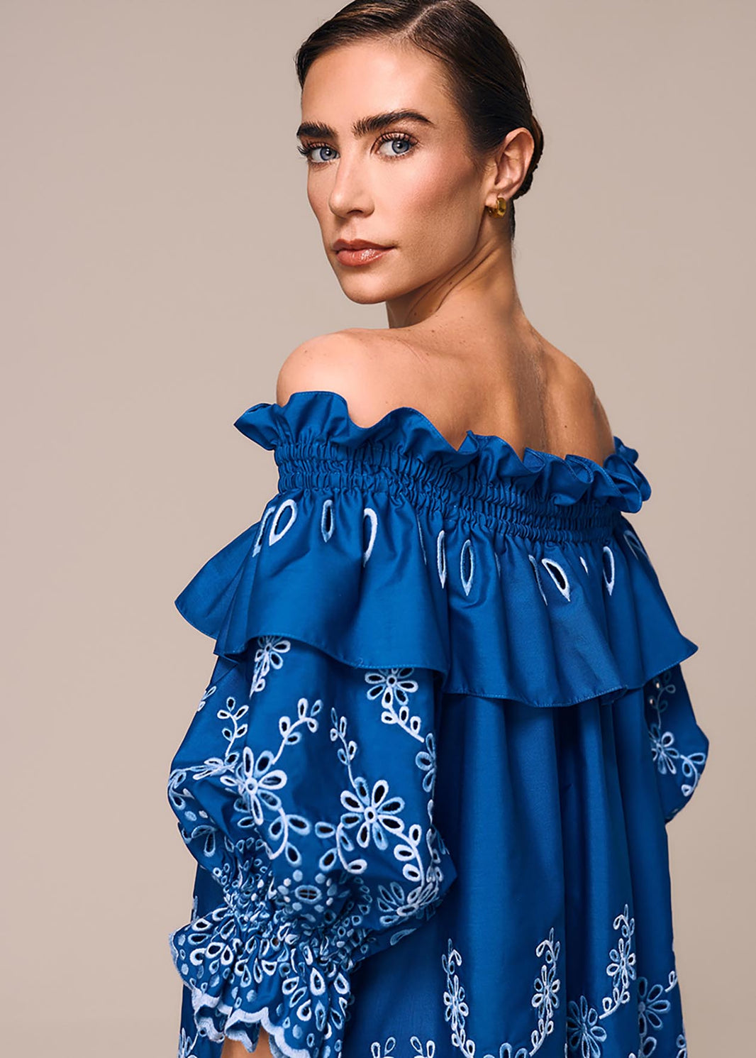 VESTIDO CURTO OMBRO A OMBRO RICORDI