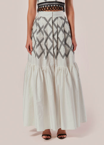 SAIA LONGA BORDADA GIGLIO