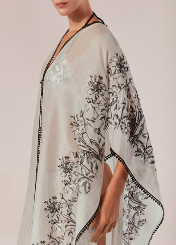 KAFTAN LONGO MARE FIORITO