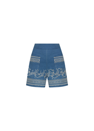 SHORTS CURTO DENIM CHAMBRAY KASHAN