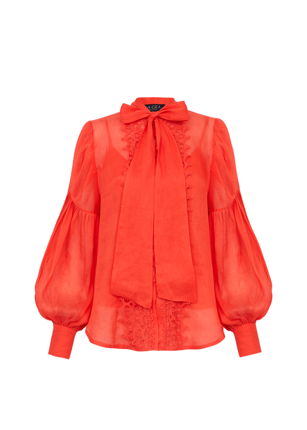CAMISA M/L LINHO SEDA COM LACO ZAFARAN