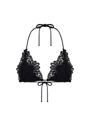 TOP TRIANGULO CORTININHA PEDRA