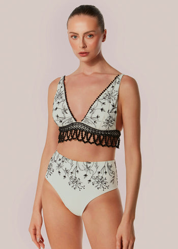 TOP TRIANGULO ALONGADO ORO FIORENTINO