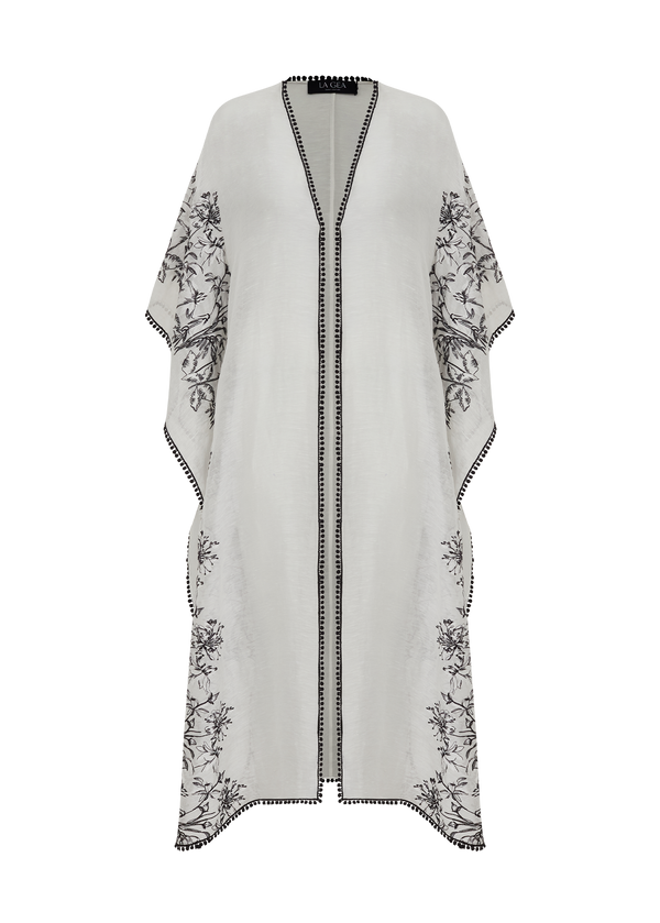 KAFTAN LONGO MARE FIORITO