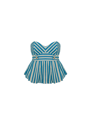 TOP TOMARA QUE CAIA C PREGAS LISTRAS DRAPPO