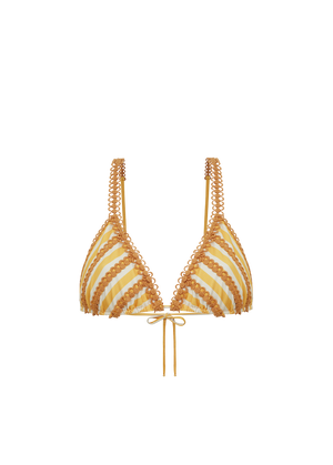 TOP TRIANGULO CORTININHA LISTRAS MUSA