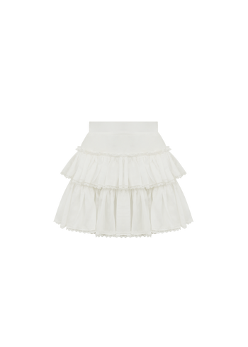 SAIA CURTA COM BABADOS INNO