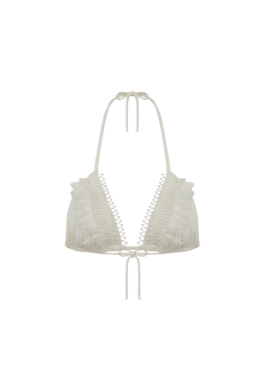 TOP TRIANGULO CORTININHA PERLA