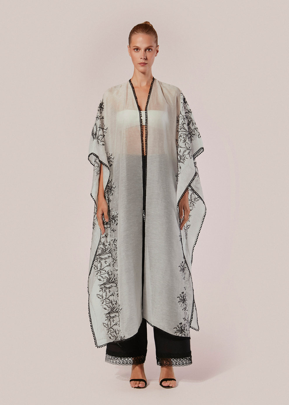 KAFTAN LONGO MARE FIORITO
