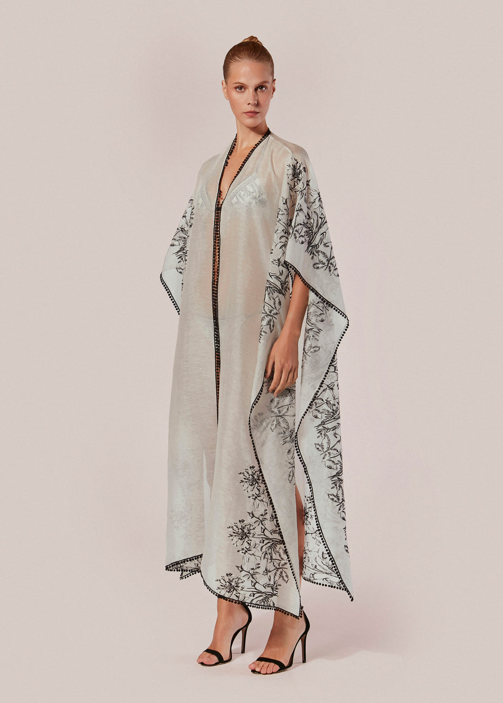 KAFTAN LONGO MARE FIORITO