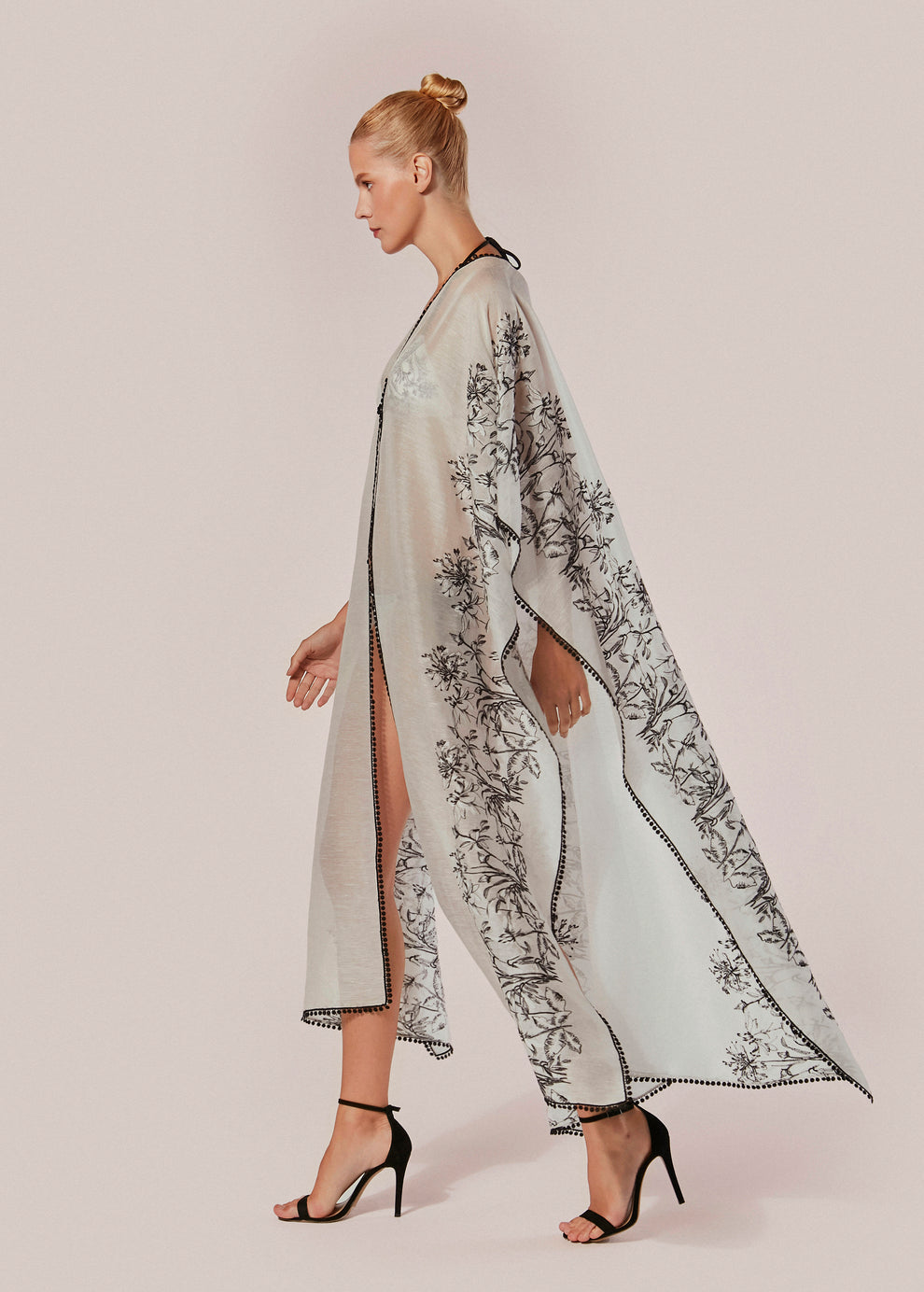 KAFTAN LONGO MARE FIORITO