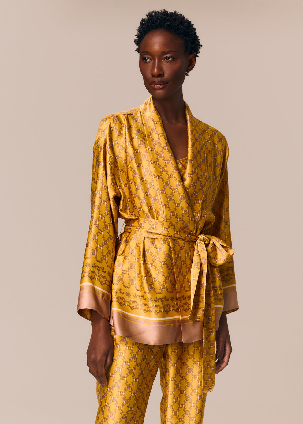 KIMONO CURTO COM FAIXA SOL
