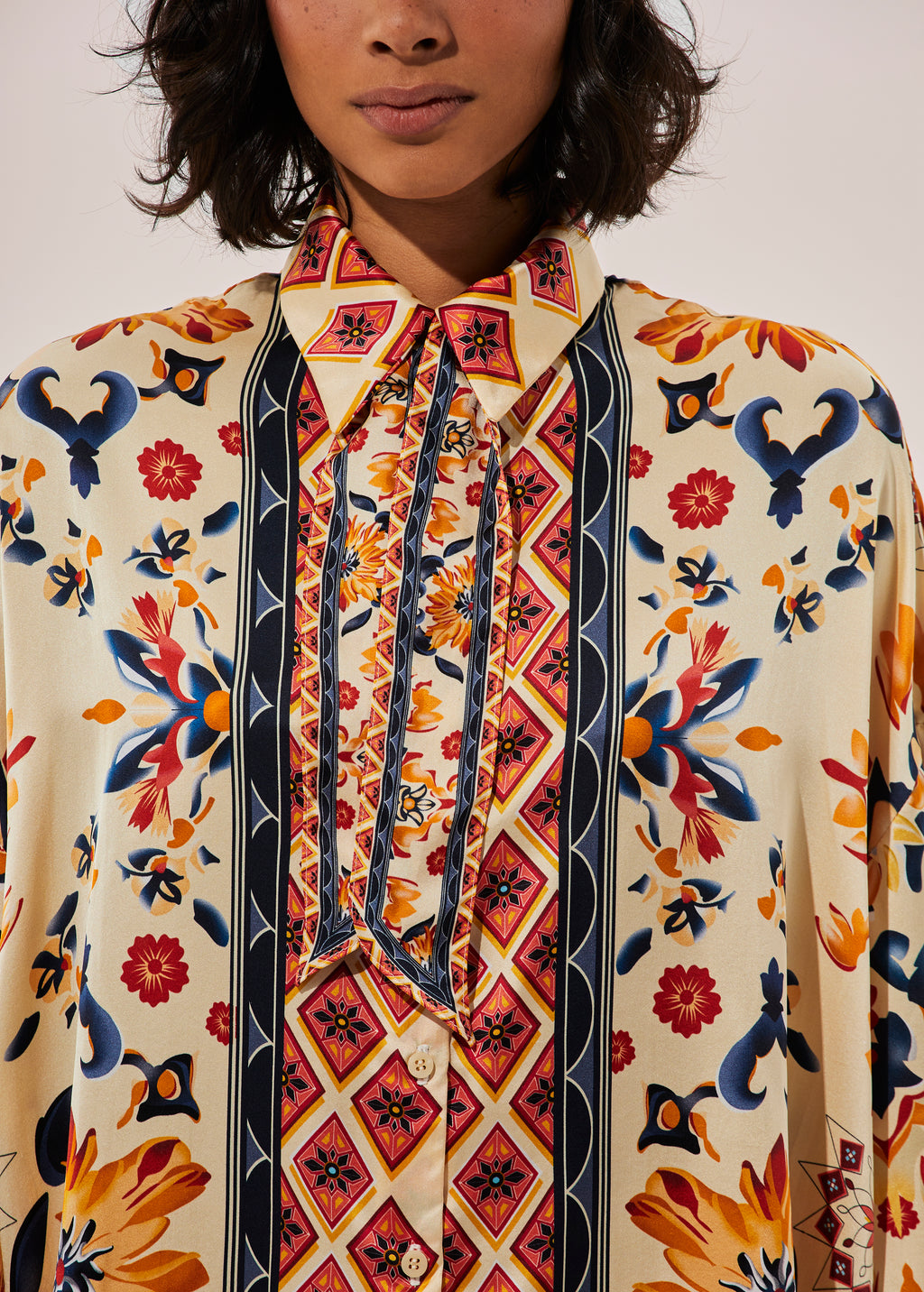 CAMISA M/L SEDA DUNAS