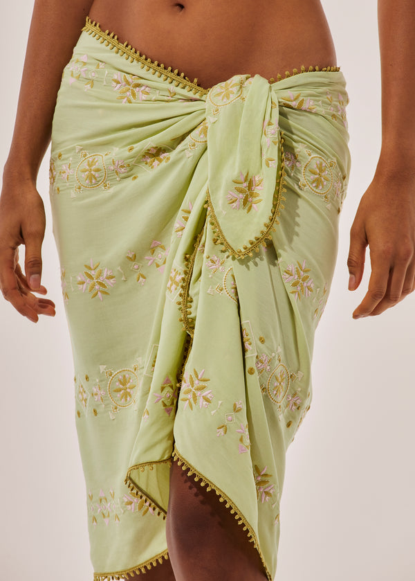 SAIA PAREO BORDADA PORTAIS