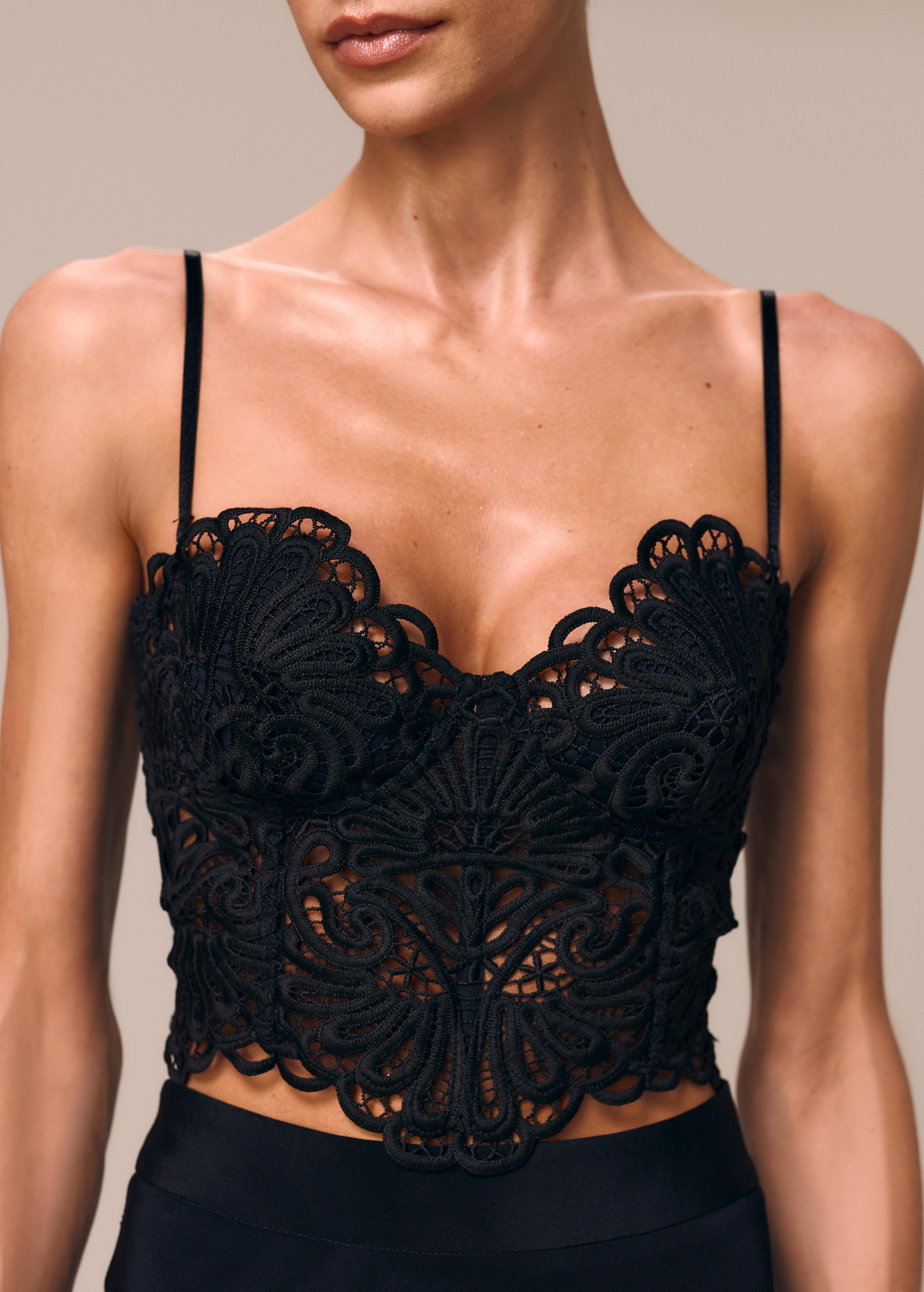 Top Corset de Renda Cerâmica | LA GEA – La Gea